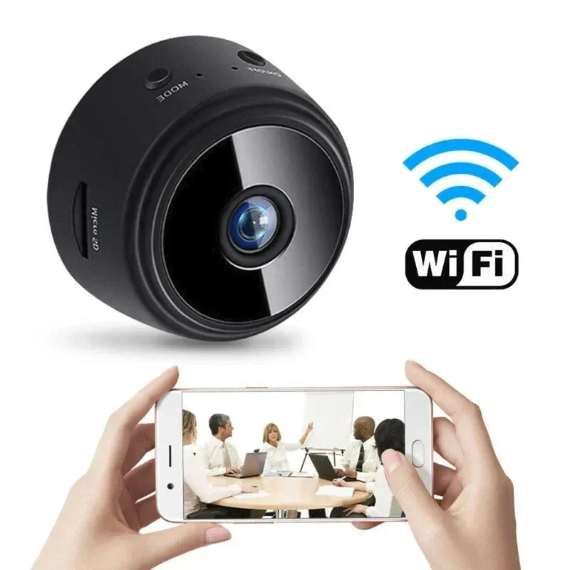 WiFi Mini Smart Camera – Wireless Indoor Video Device with Motion Detection
