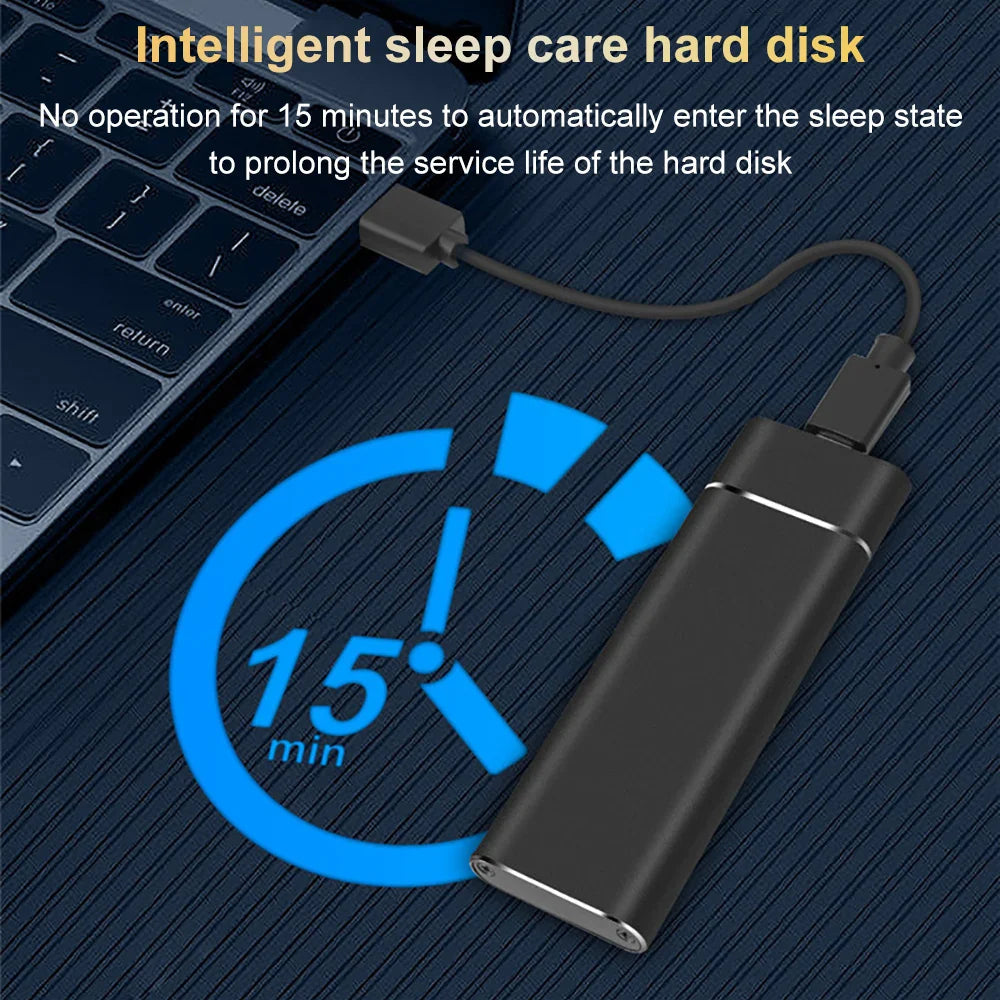 M.2 NVMe SATA SSD Enclosure USB 3.1 Type C Dual Protocol External Case