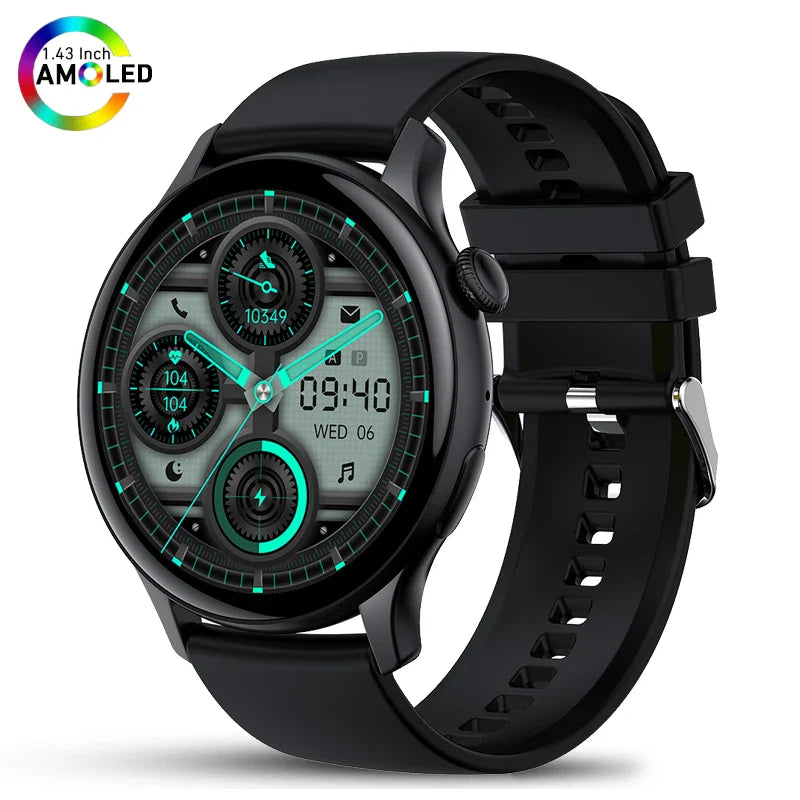 2025 AMOLED Smartwatch for Women Health Monitor AI Voice Bluetooth Call Watch