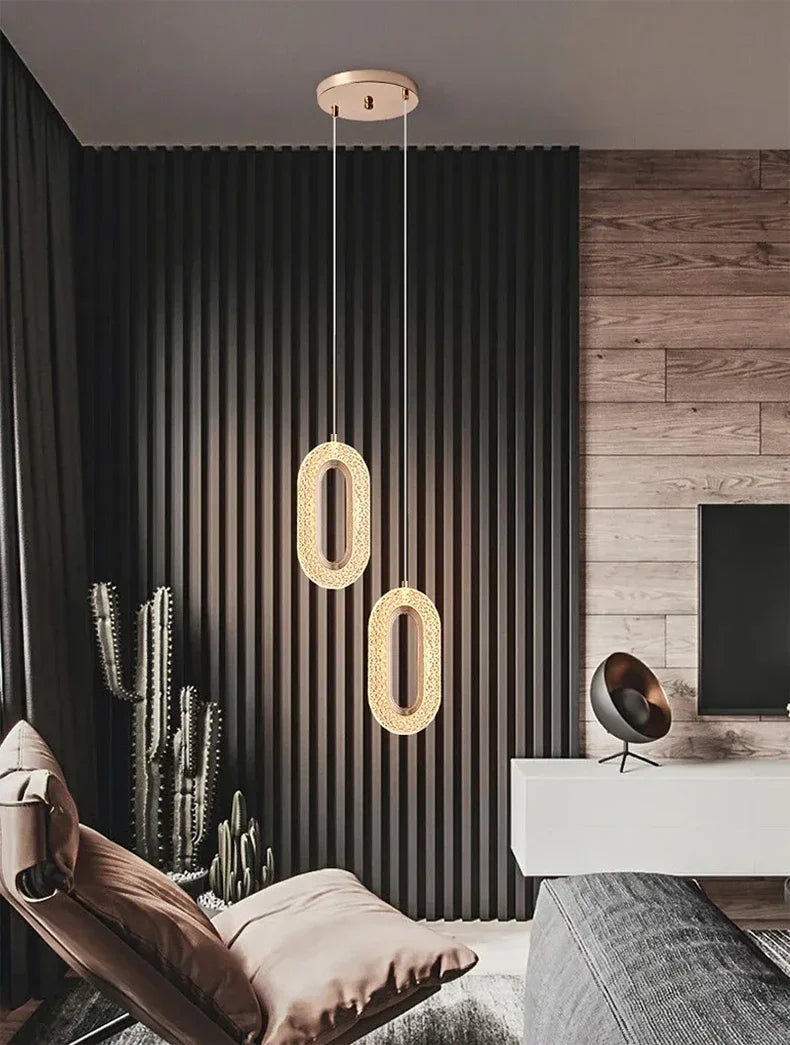 Modern Bedside Pendant Light – Long Line LED Wall Lamp for Bedroom & Living Room