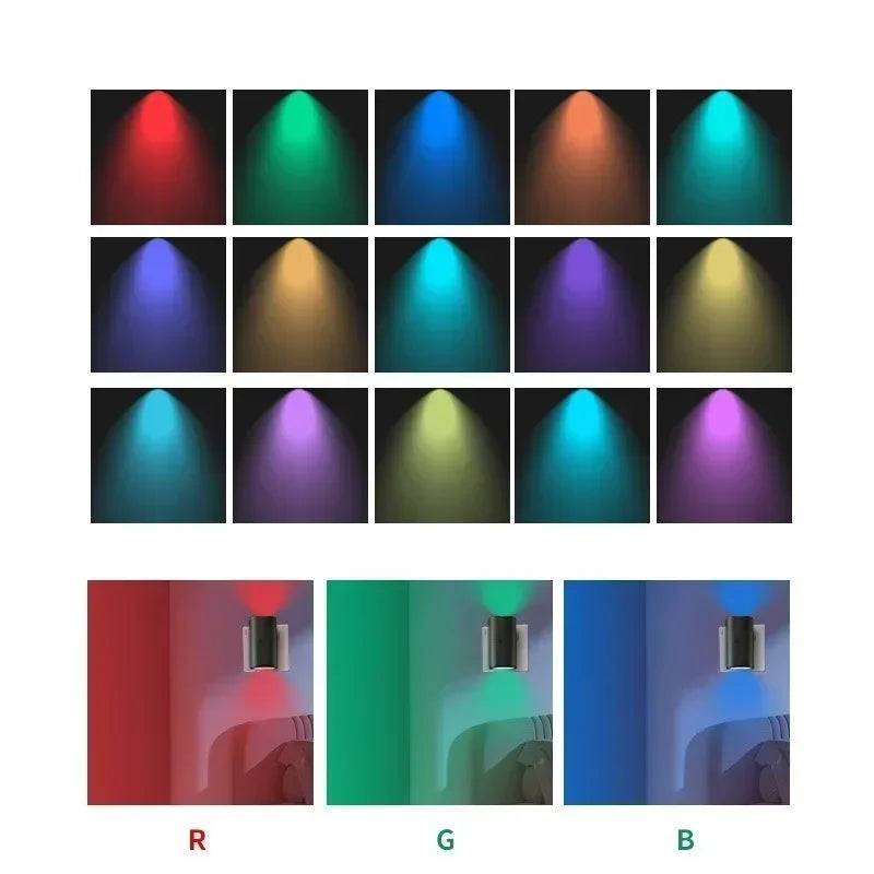 Plug In Dimmable LED Night Light Auto Sensor Bedside Bathroom Hallway Lamp