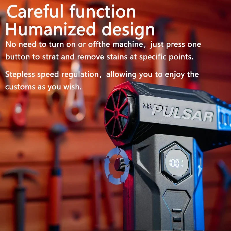 X11Pro Turbo Air Blower – 990000RPM Brushless Fan with 10000mAh Power & Kit