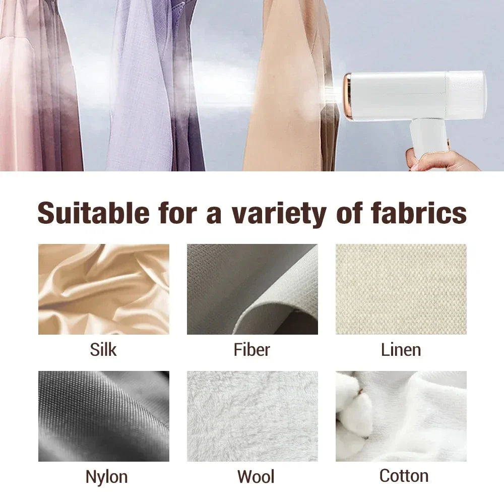 1000W Handheld Garment Steamer Fast Heat 130ml Portable Steam Iron Travel