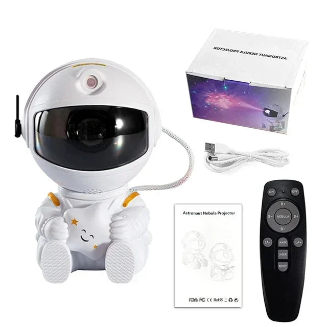 Astronaut Star Projector Galaxy Night Light LED Nebula Ceiling Lamp for Bedroom