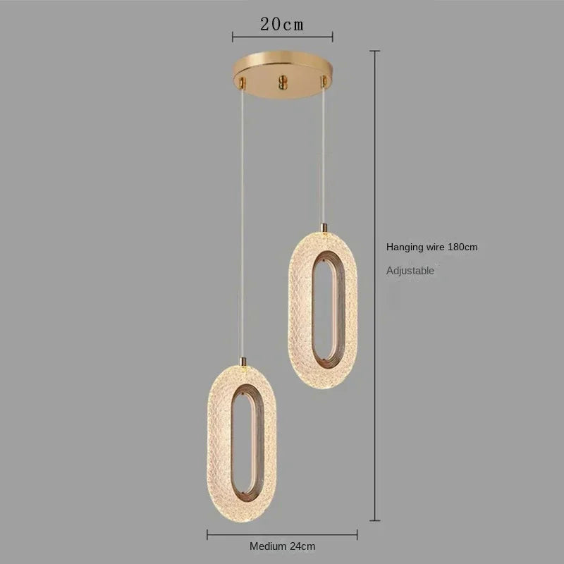 Modern Bedside Pendant Light – Long Line LED Wall Lamp for Bedroom & Living Room