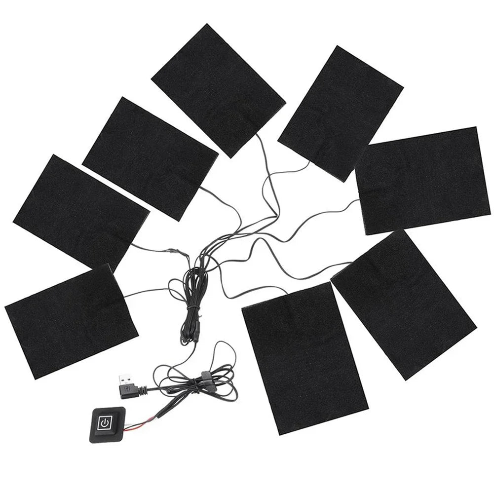 3-Level USB Electric Heating Pad Vest – Thermal Cloth Heated Wearable