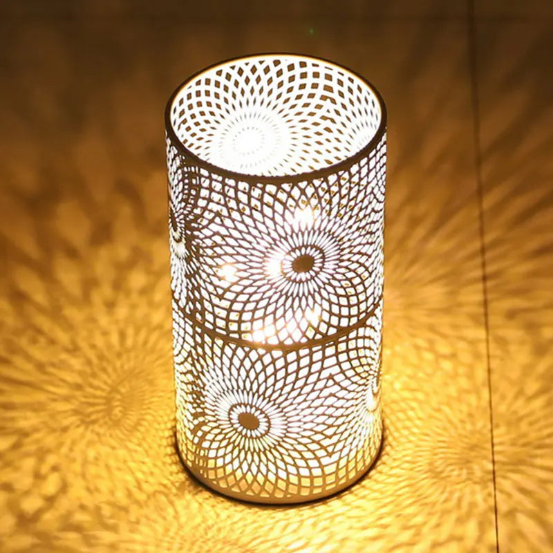 2Pcs Battery LED Table Lamps – Modern Cylinder Cordless Lights for Home & Wedding