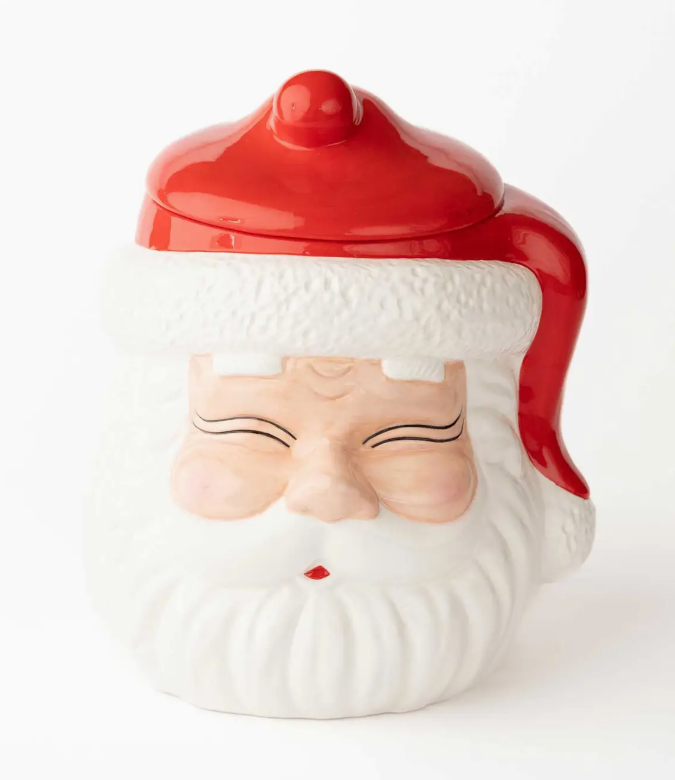 RED-SANTA-COOKIE-JAR-Food-Storage-Containers
