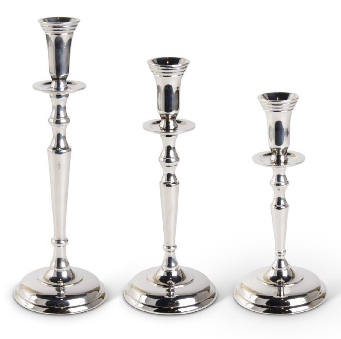 POLISHED-SILVER-TRADITIONAL-CANDLE-HOLDER-SET-Candle-Holders
