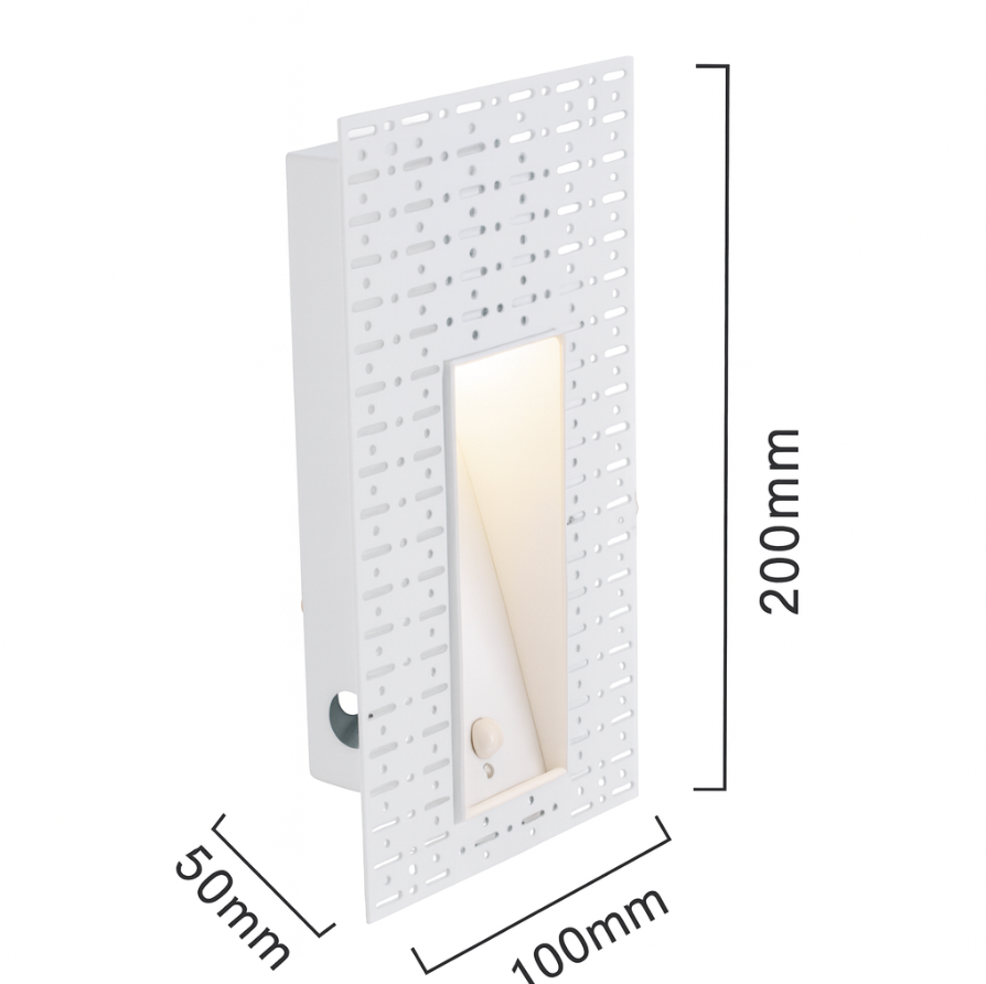 Nordic Frameless Stair LED Wall Light Stainless Steel Sensor Indoor