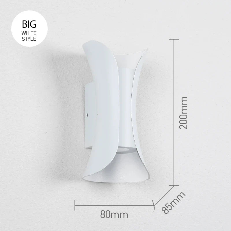 IP65 LED Outdoor Wall Light – 6W/10W Waterproof Aluminum Sconce for Porch Garden