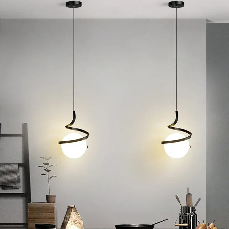 Nordic LED Pendant Light Hanging Lamp for Bedroom Living Room Dining Table Decor