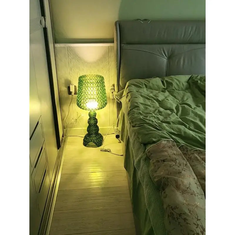 Italian Designer Wine Glass Lamp Acrylic Ambient Table Light for Bedroom Living