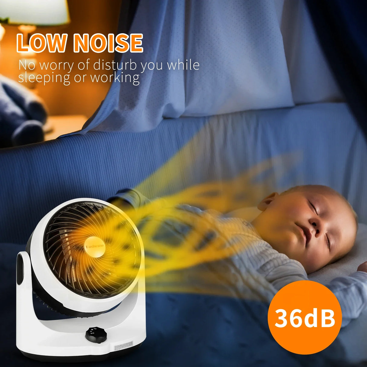 1500W Portable Electric Heater with PTC Fast Heating Energy Saving Room Heater