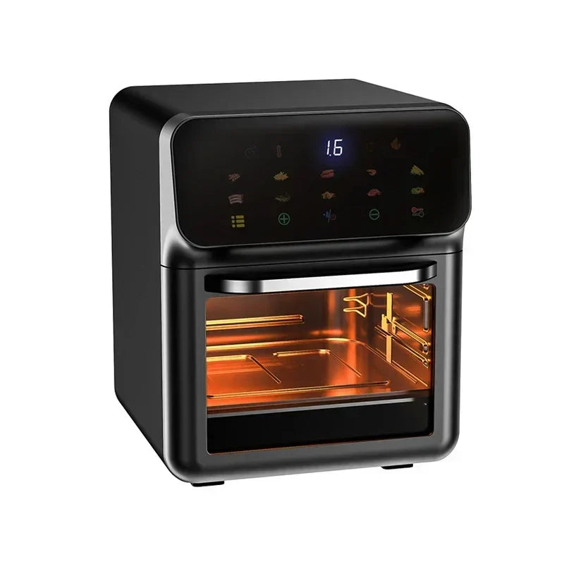 12L Large Air Fryer Oven 360° Convection Oil Free with Viewing Window