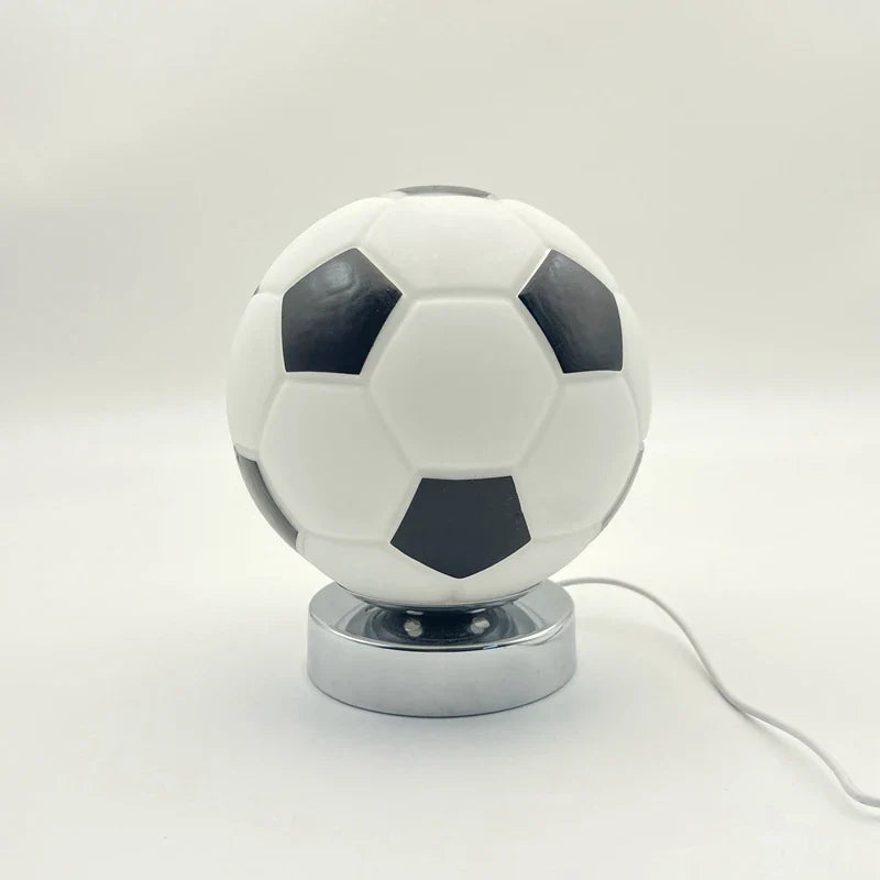 Football Table Lamp LED Desk Light Sports Bedroom Nightstand Home Decor