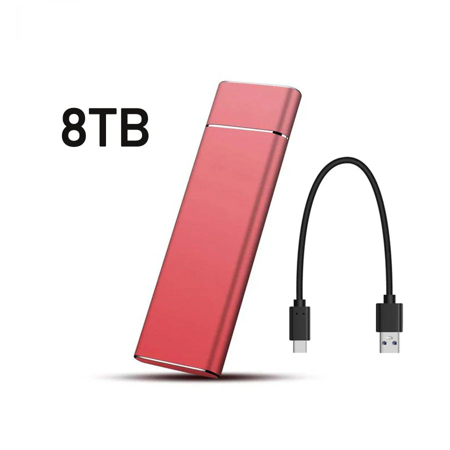 External Portable SSD 2TB 20TB 30TB USB 3.1 Type-C High Speed Drive