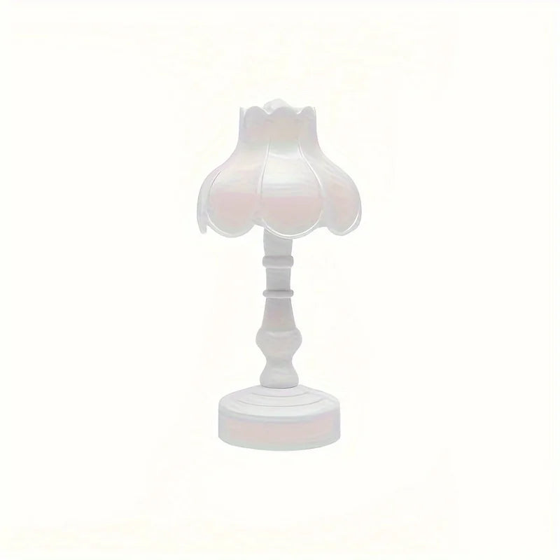 Pagoda Flower LED Table Lamp Battery Desk Night Light Modern Bedroom Decor