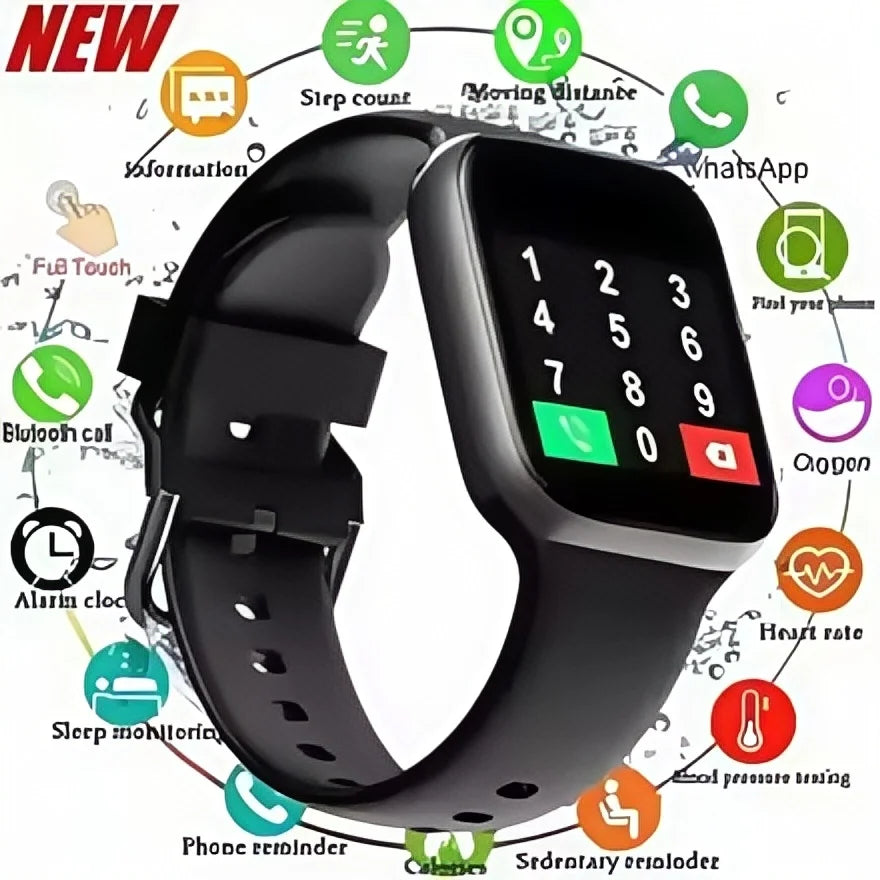Smart Watch Bluetooth Call Heart Rate SpO2 Sleep Fitness Tracker for Men Women Kids