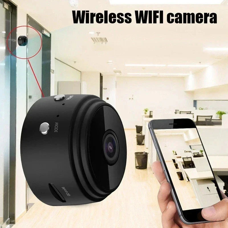 WiFi Mini Smart Camera – Wireless Indoor Video Device with Motion Detection