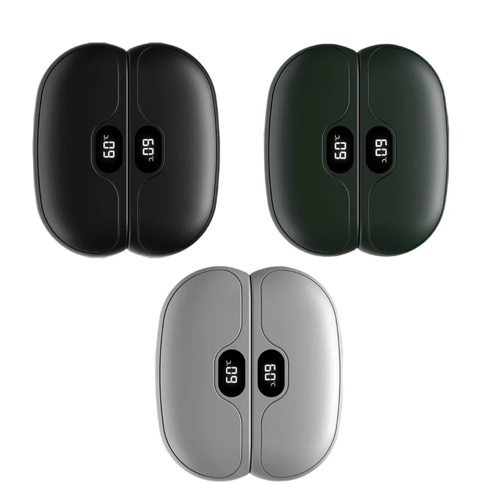 2-in-1 Magnetic Rechargeable Hand Warmer Fast Heating Pocket Heater for Winter