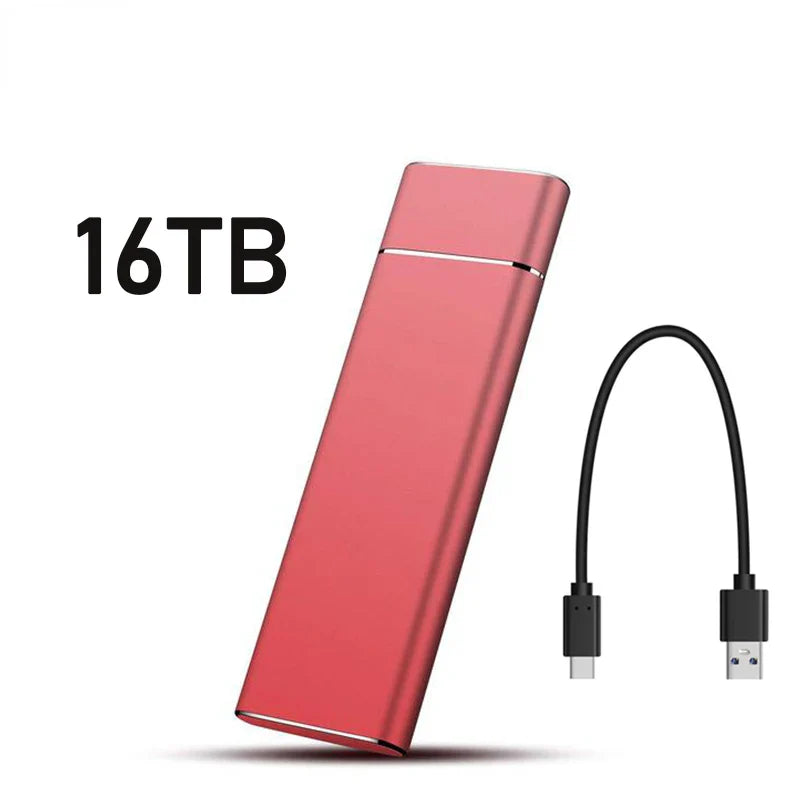 External Portable SSD 2TB 20TB 30TB USB 3.1 Type-C High Speed Drive
