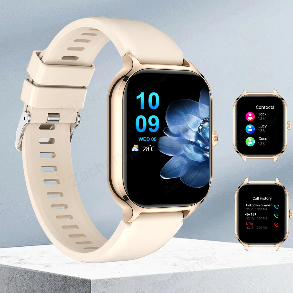 Smart Watch Bluetooth Call Fitness Tracker Sports Modes Notifications for iOS Android
