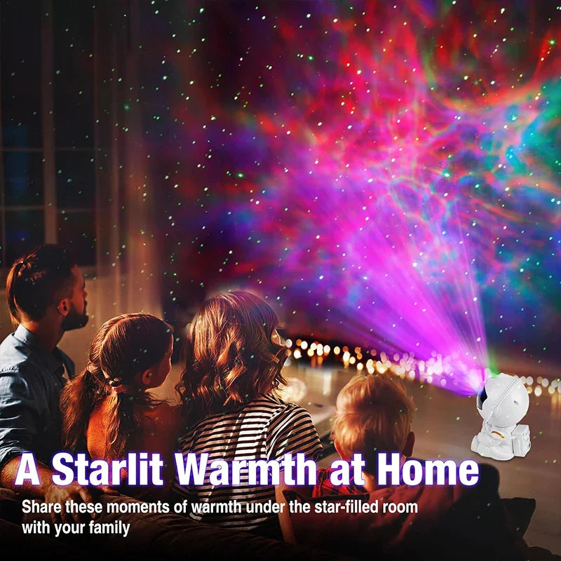 Astronaut Galaxy Star Projector LED Night Light with Timer Remote Room Decor Gift