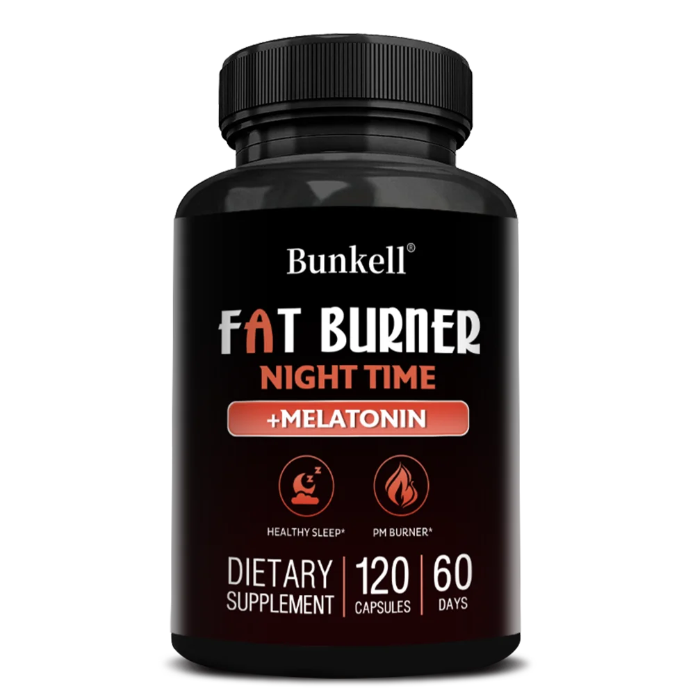 Fat Burning Supplement + Melatonin Supplement - 120 Capsules