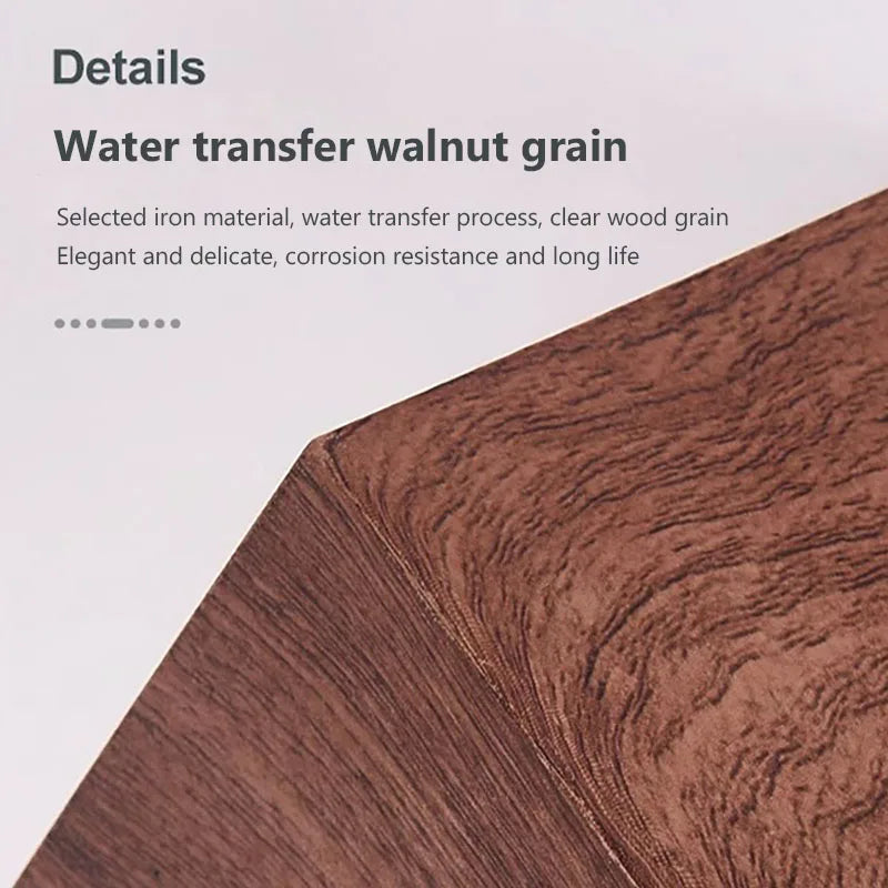 Nordic Wooden Wall Sconce LED Up Down Bedside Living Room Walnut Light