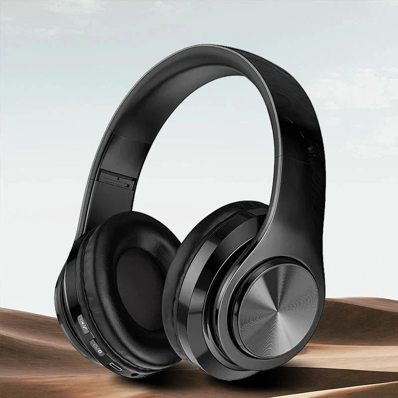 Wireless Bluetooth 5.0 Foldable Headphones On-Ear Stereo Sound Gaming Headset