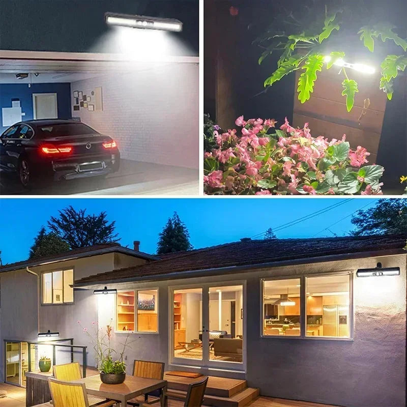 Clip-On Solar Motion Lights Outdoor 36 LED Waterproof Security Solar Fence Lamp