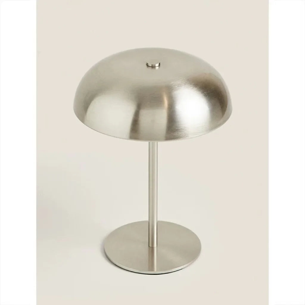 Cute Mushroom Table Lamp Touch Dimmable Rechargeable LED Bedside Night Light