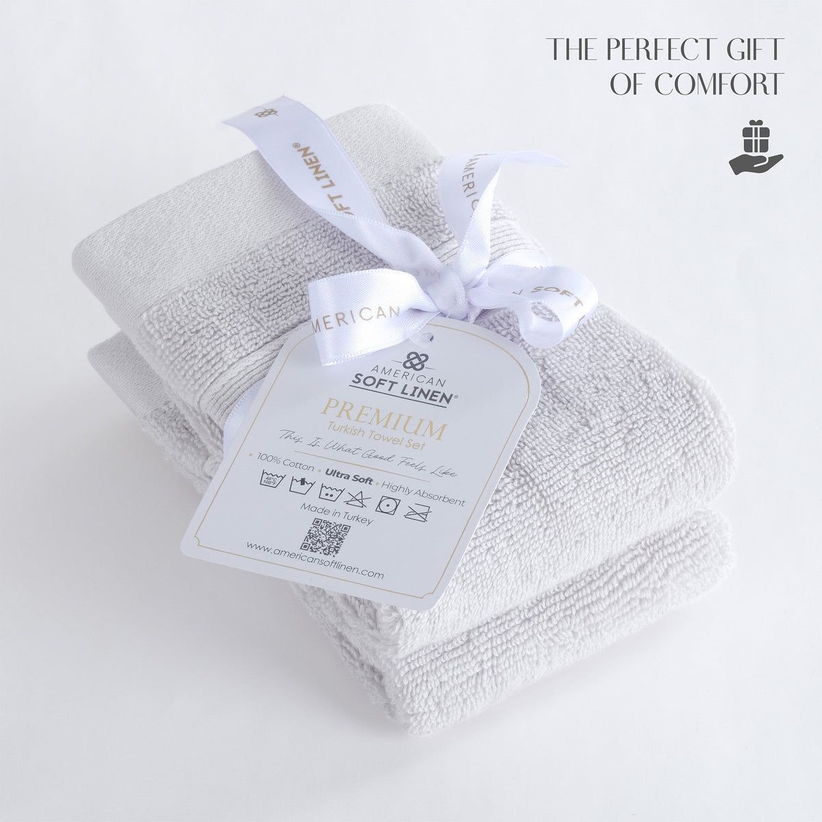 SIENA 4-Piece Turkish Cotton Luxury Washcloths Set – 700 GSM