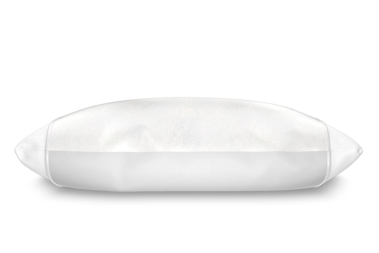 Off-White Ivory Silk Pillow Sleeve.