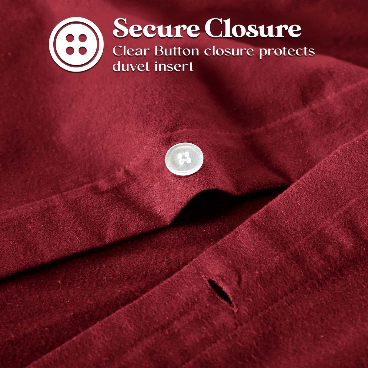 Flannel Cotton Modern Solid Fuzzy Duvet Cover Set With Pillow Shams - Duvet Cover Set by Superior Brand