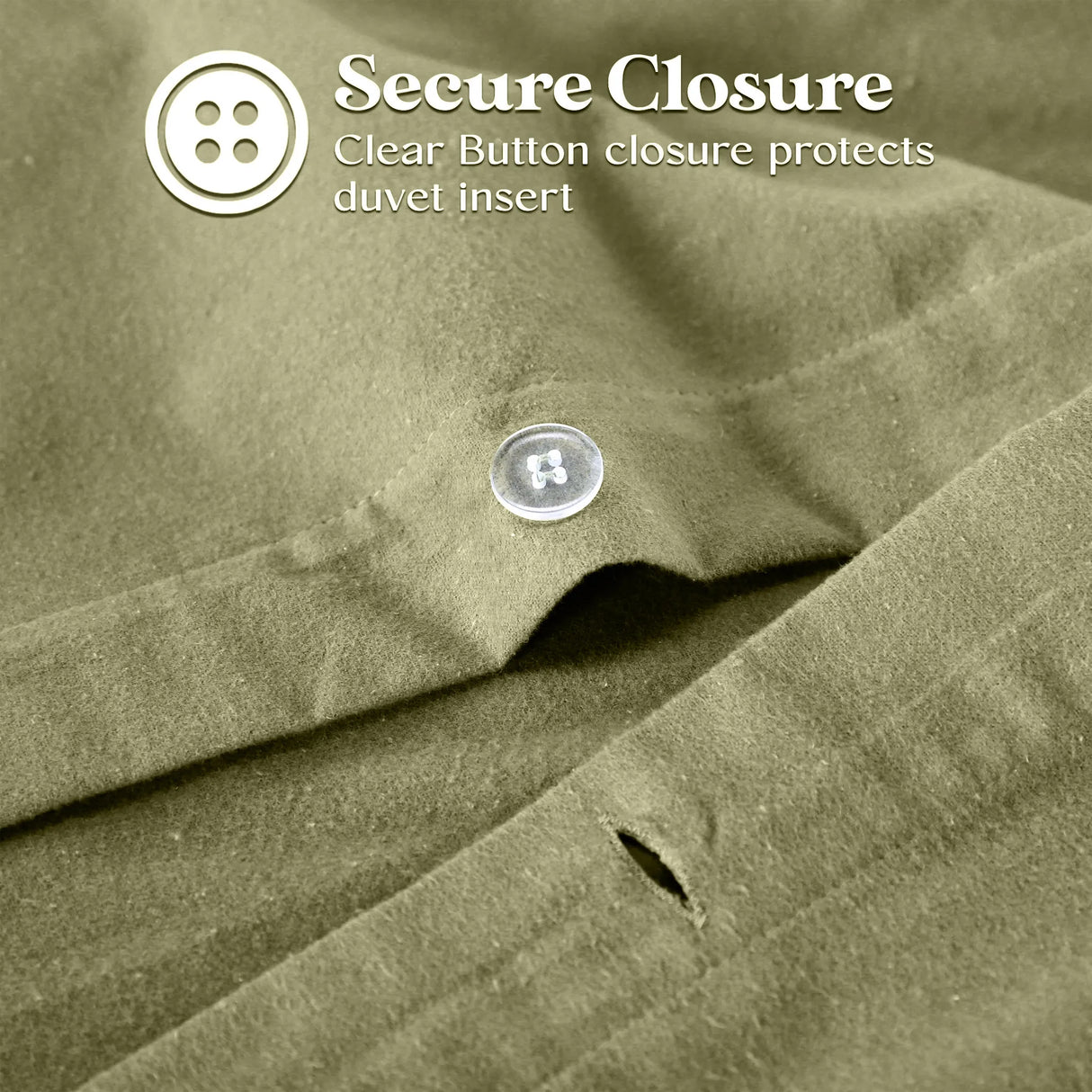 Flannel Cotton Modern Solid Fuzzy Duvet Cover Set With Pillow Shams - Duvet Cover Set by Superior Brand