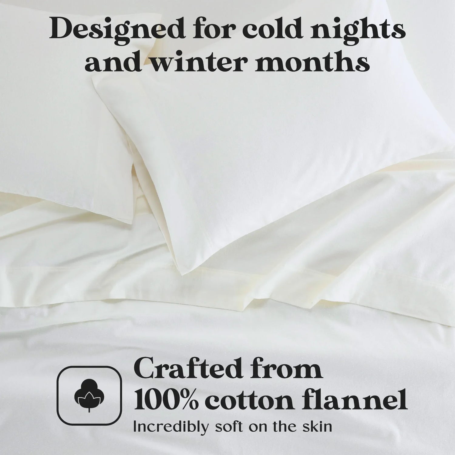 Solid Flannel Cotton Soft Fuzzy Pillowcases, Set of 2 - Pillowcases by Superior Brand