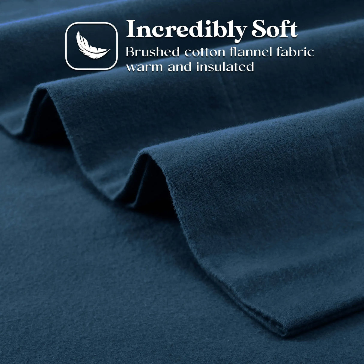 100% Cotton Flannel Solid Deep Pocket Bed Sheet Set - Sheet Set by Superior Brand