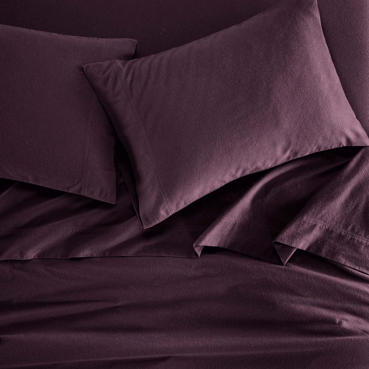 100% Cotton Flannel Solid Deep Pocket Bed Sheet Set - Sheet Set by Superior Brand