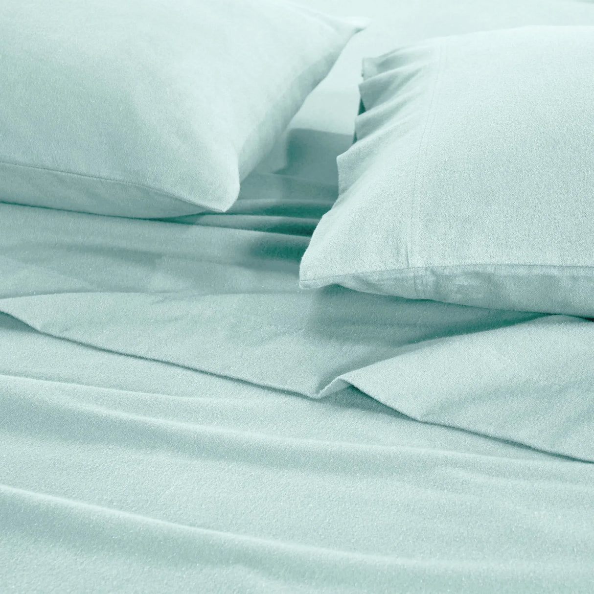 100% Cotton Flannel Solid Deep Pocket Bed Sheet Set - Sheet Set by Superior Brand