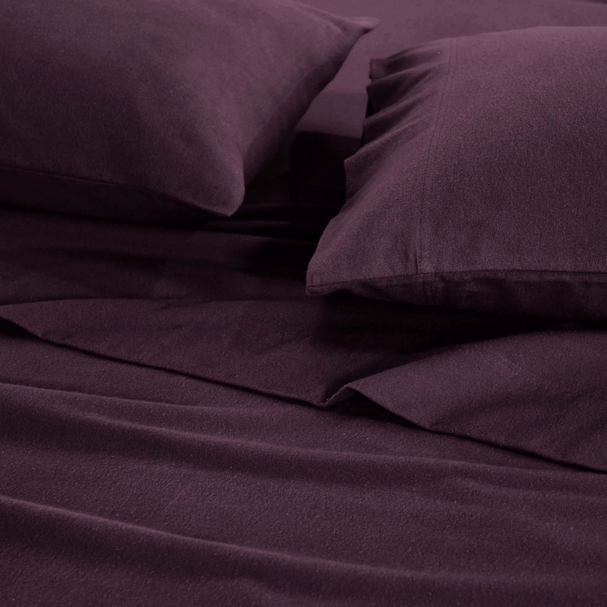 100% Cotton Flannel Solid Deep Pocket Bed Sheet Set - Sheet Set by Superior Brand