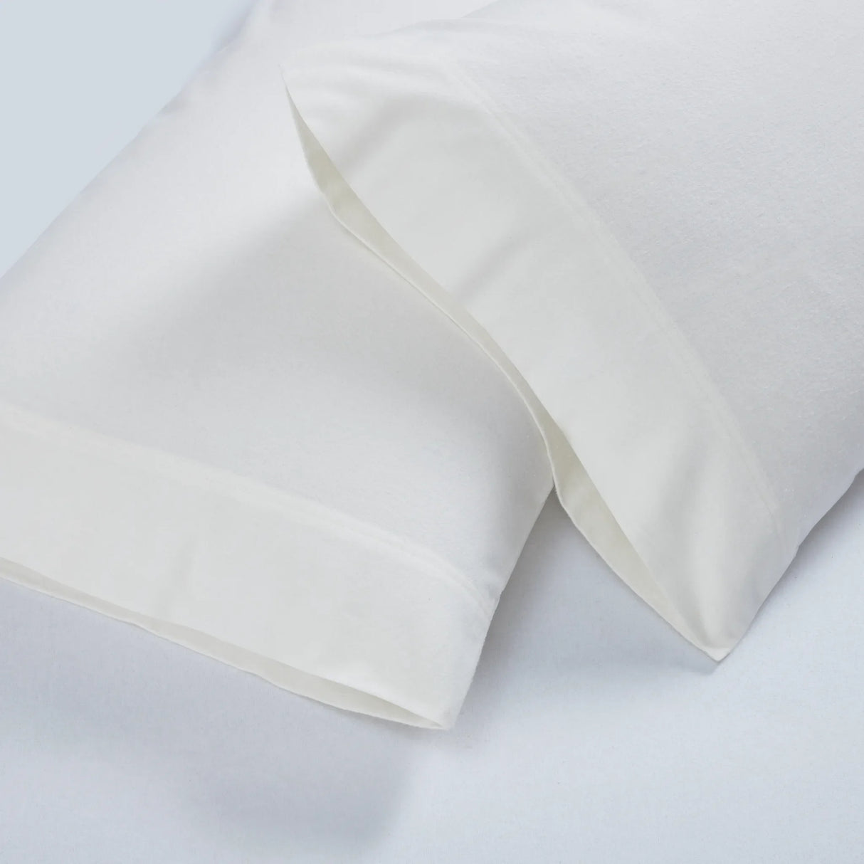 Solid Flannel Cotton Soft Fuzzy Pillowcases, Set of 2 - Pillowcases by Superior Brand