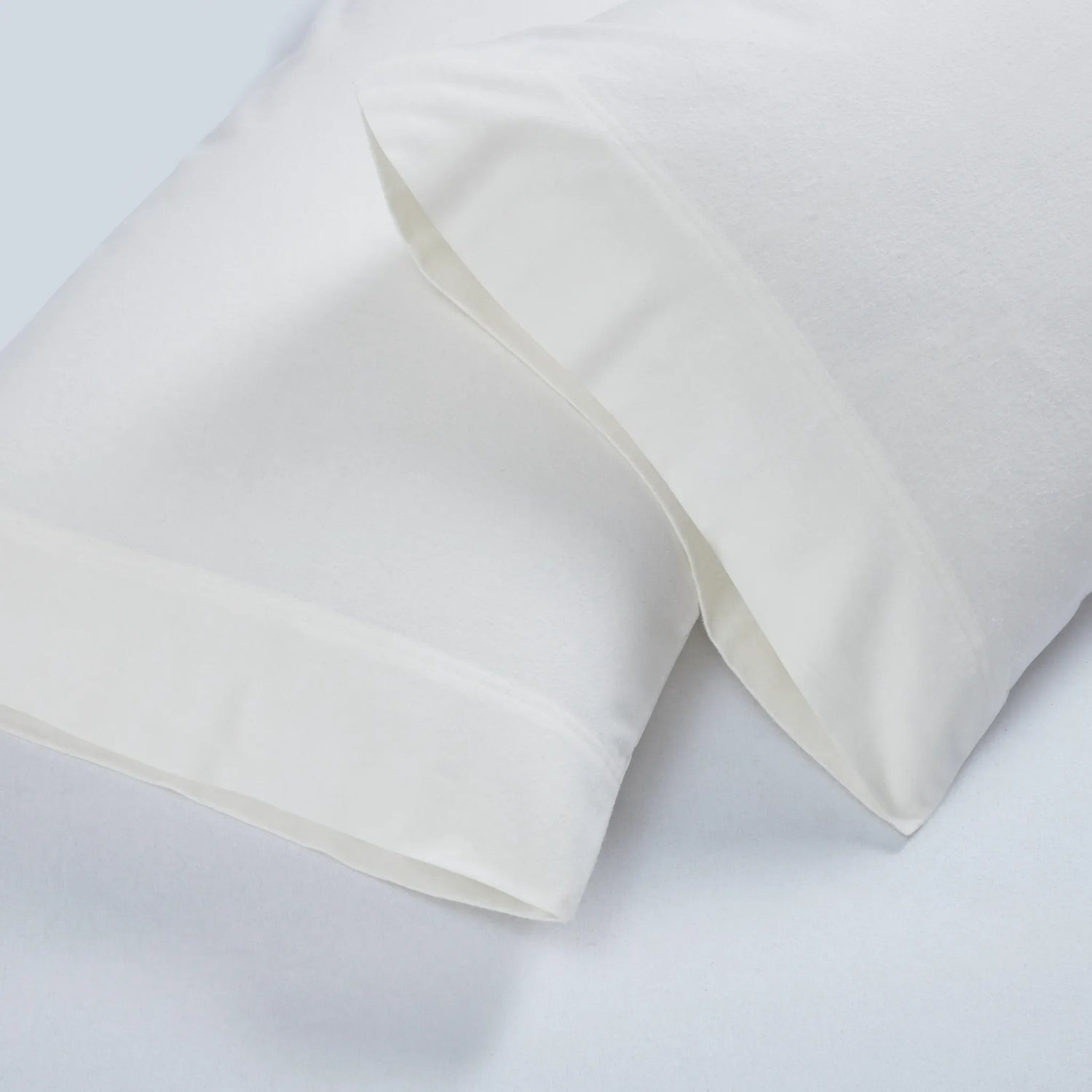 Solid Flannel Cotton Soft Fuzzy Pillowcases, Set of 2 - Pillowcases by Superior Brand