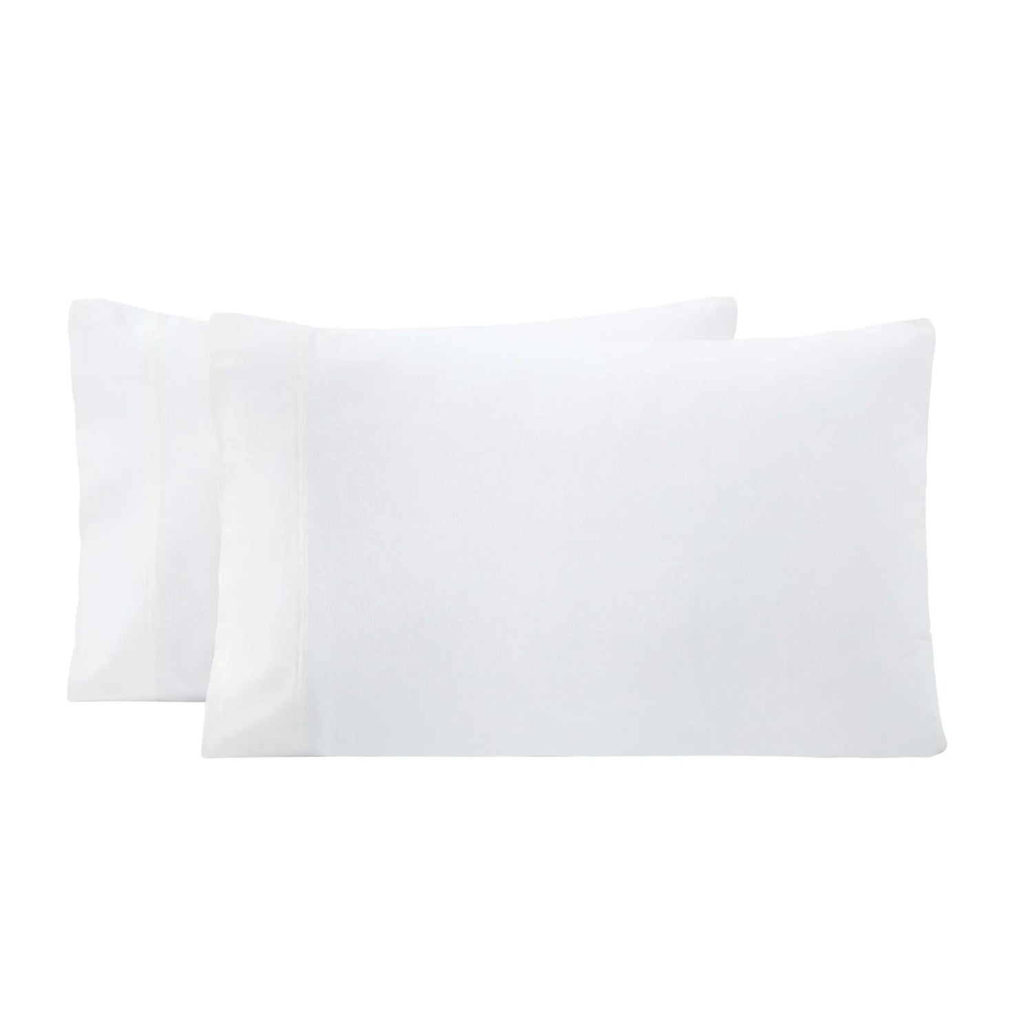 Solid Flannel Cotton Soft Fuzzy Pillowcases, Set of 2 - Pillowcases by Superior Brand