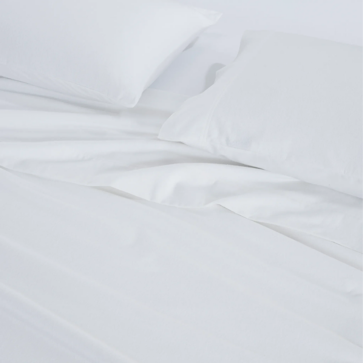 100% Cotton Flannel Solid Deep Pocket Bed Sheet Set - Sheet Set by Superior Brand