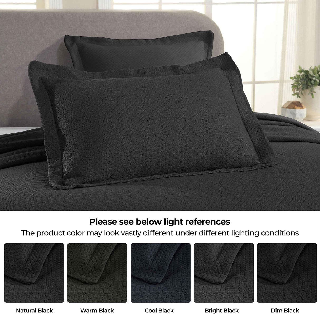 Solitaire Jacquard Matelassé Cotton Diamond Solitaire Bedspread Set - Bedspread by Superior Brand