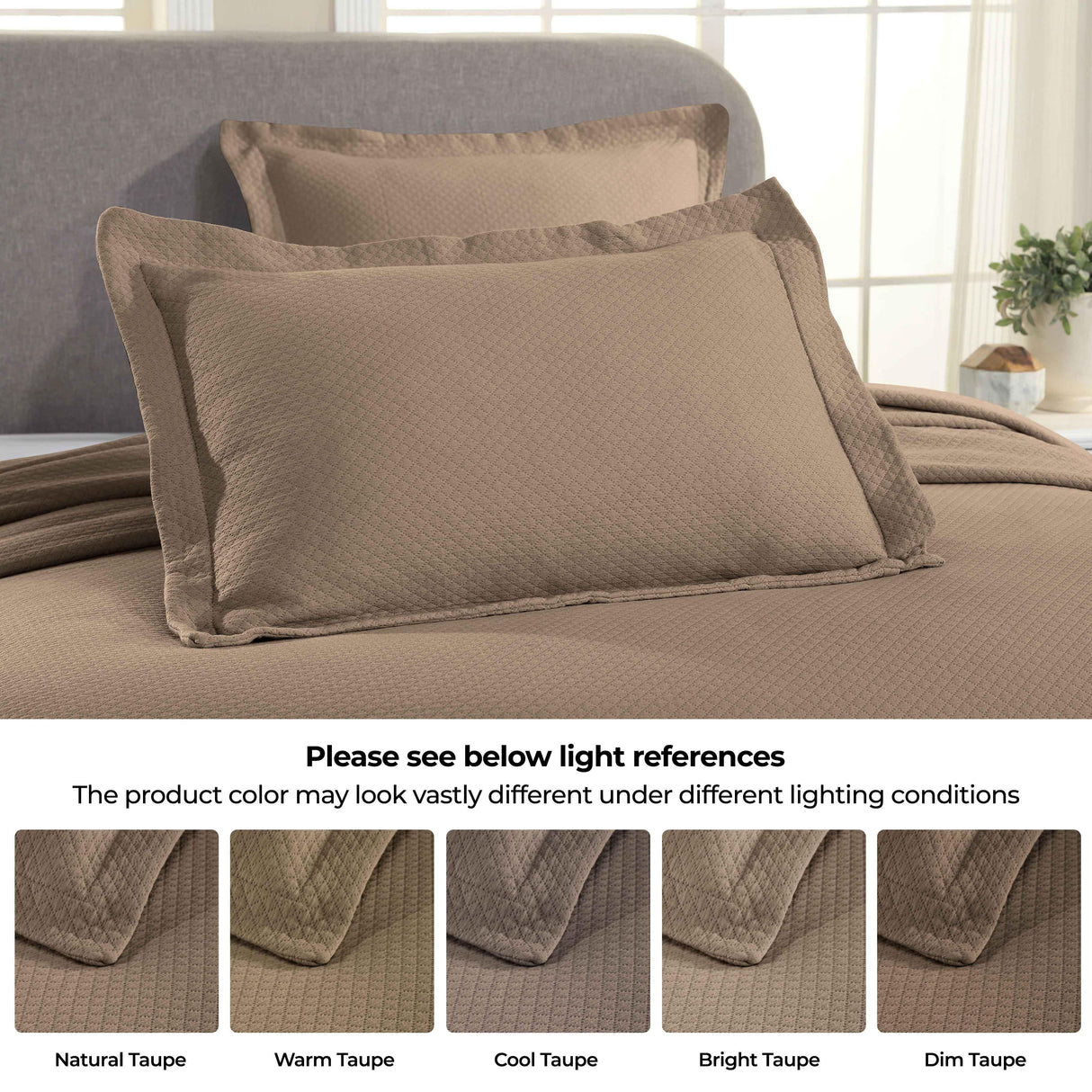 Solitaire Jacquard Matelassé Cotton Diamond Solitaire Bedspread Set - Bedspread by Superior Brand