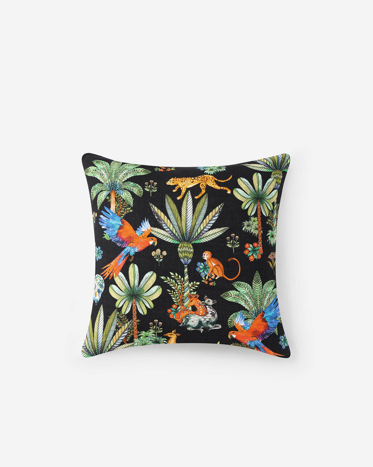 Decorate Palms Throw Pillow