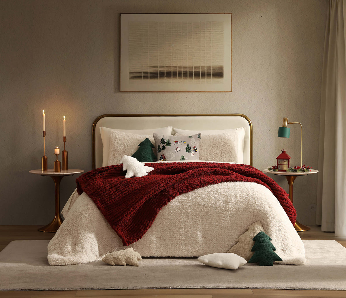 Breathable Faux Fur Comforter